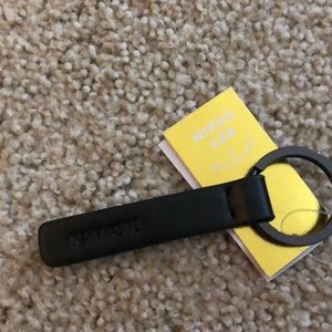 Lululemon Namaste Black Keychain